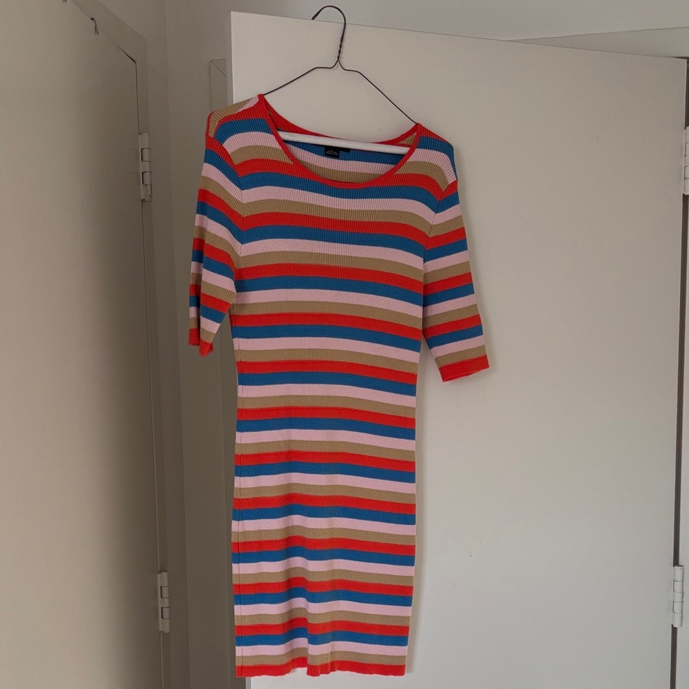 Sanctuary Colorful Striped Mini Dress